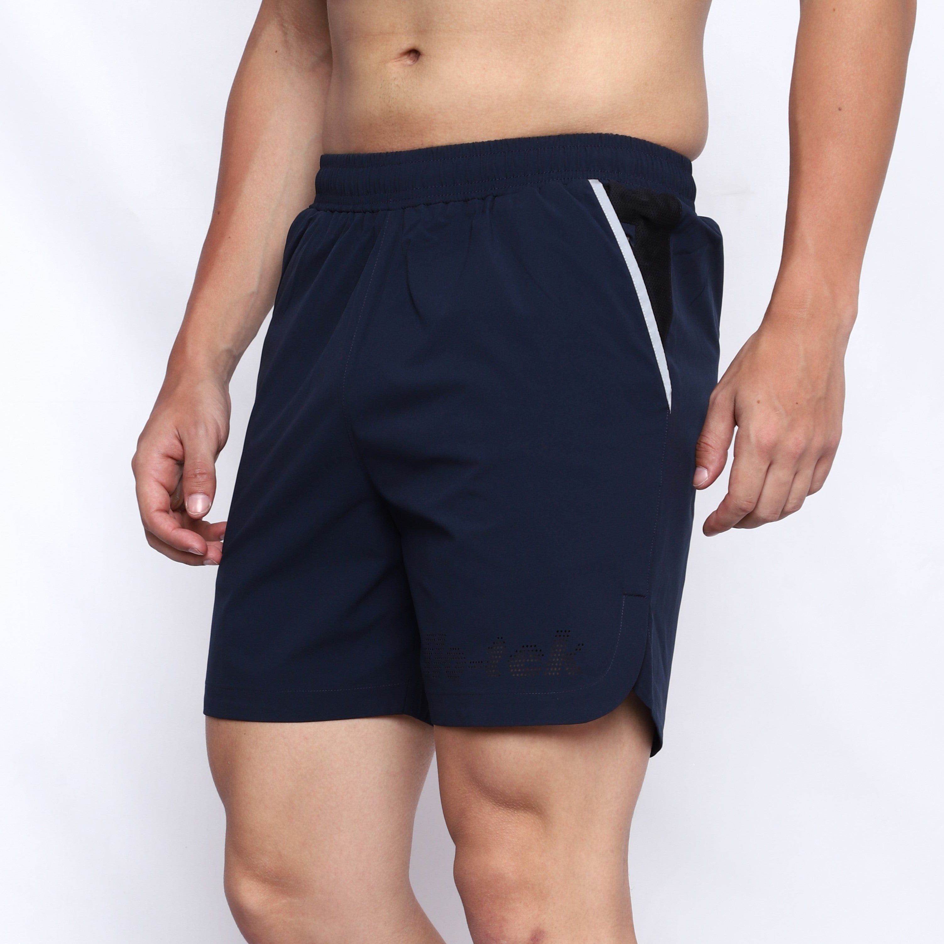 Athmonk Flotek Quick Dry Running Activewear Shorts for Men with Phone Zipper Back Pockets